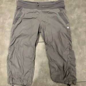 Lululemon capris - size 8 - grey